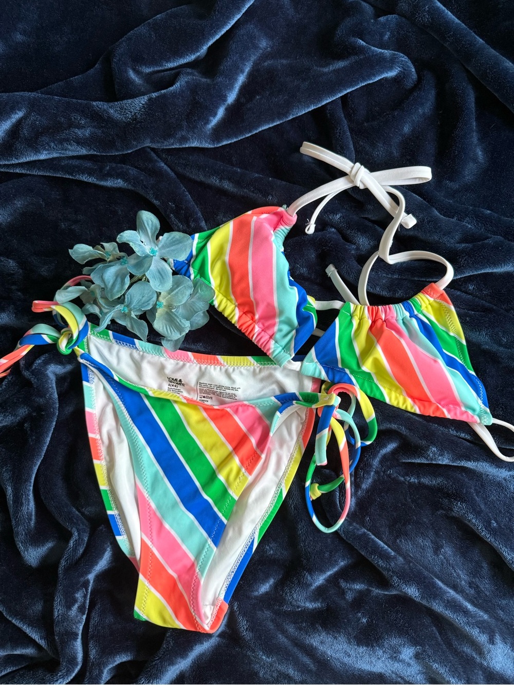 Love and Sports Multicolored Bikini Swimwear Set